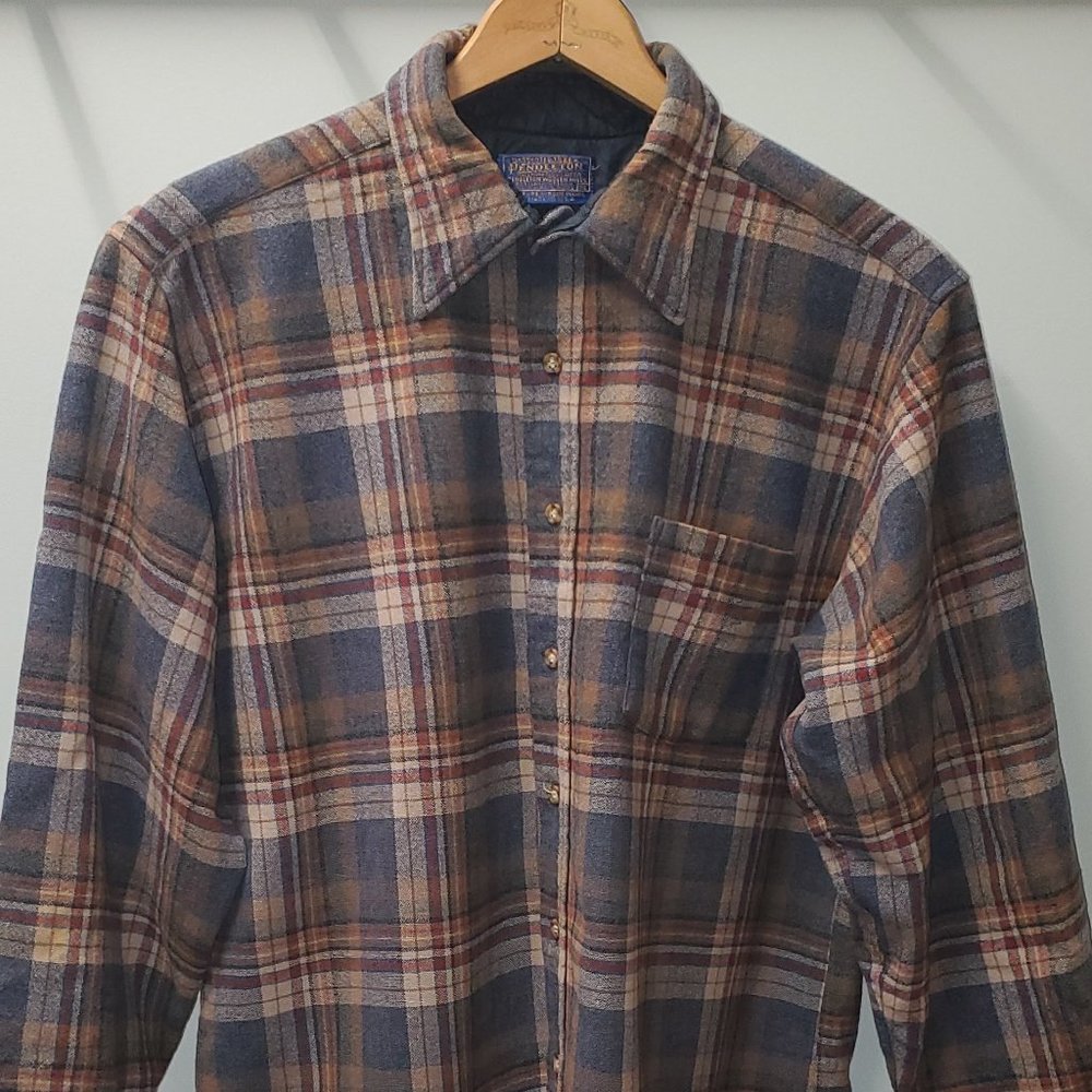 Pendleton Pure Virgin Wool Button Down Shirt - image 1